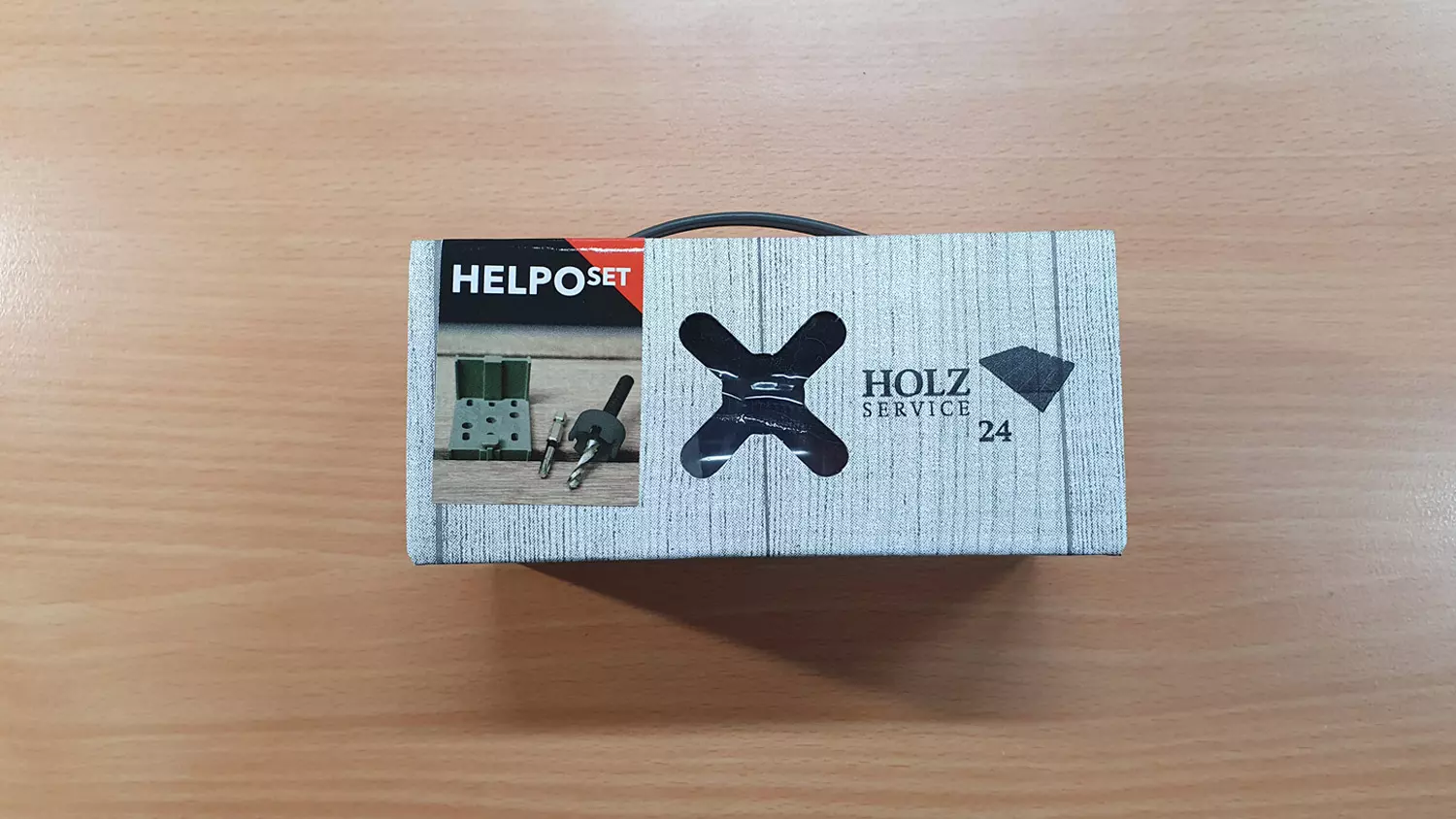 Helpo Set mit Bohrsenker, Montagehilfe und Bit (für den Terrassenbau)