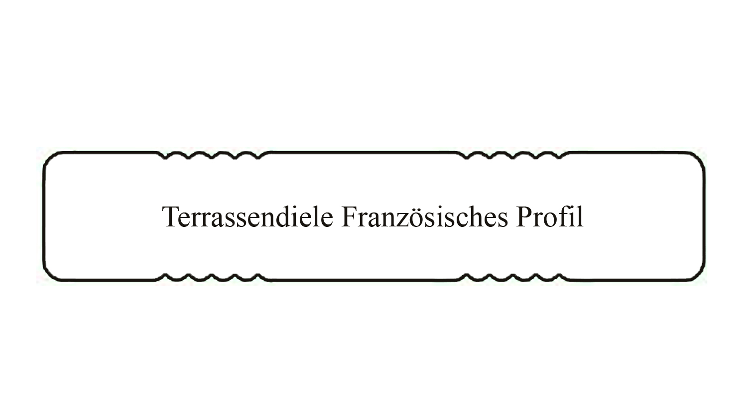 SALE Terrassendiele sib. Lärche 27x143mm, Länge 3,00m, beids. franz. Profil, VEH A/B